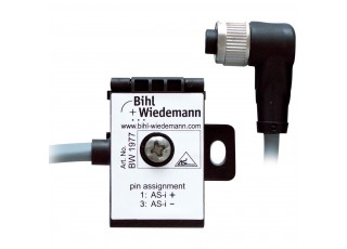 BW1977 Passive Distributor ASi to 1 x M12 cable socket, angled, 5 poles, depth 19 mm, IP67 BW1977 Passive Distributor ASi to 1 x M12 cable socket, angled, 5 poles, depth 19 mm, IP67