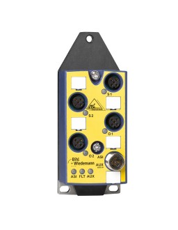 BWU2370 ASi Safety Input Module, IP67, M12, 1SI/2O