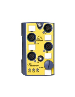 BWU2689 ASi Safety Input Module, IP67, M12, 1SI/2O