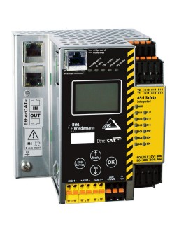 BWU2797 ASi-3 EtherCAT Gateway with integrated Safety Monitor, 1 ASi master