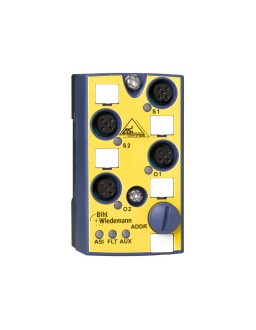 BWU2814 ASi Safety Input Module, IP67, M12, 1SI/2O