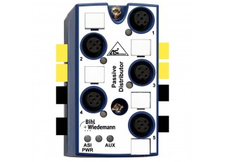 BWU2820 Passive Distributor ASi/AUX to 5 x M12 sockets, 5 poles, depth 42 mm, IP67 BWU2820 Passive Distributor ASi/AUX to 5 x M12 sockets, 5 poles, depth 42 mm, IP67