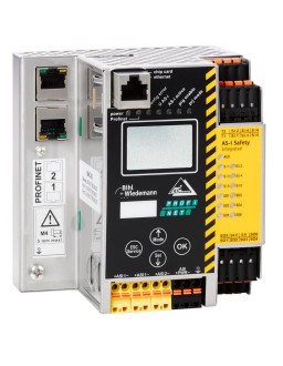 BWU2828 ASi-3 PROFINET Gateway with integrated Safety Monitor, 2 ASi masters