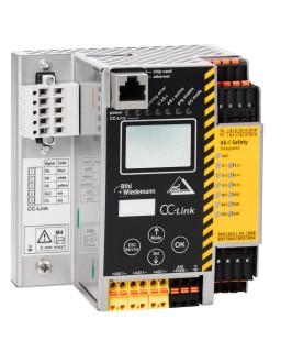 BWU2833 ASi-3 CC-Link Gateway with integrated Safety Monitor, 1 ASi-3 master