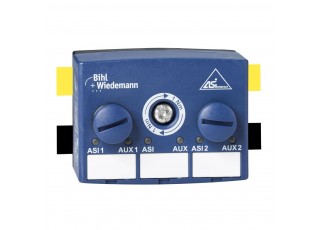 BWU3087 Passive Distributor ASi/AUX to 2 x M12 sockets, 5 poles, depth 35 mm, IP67