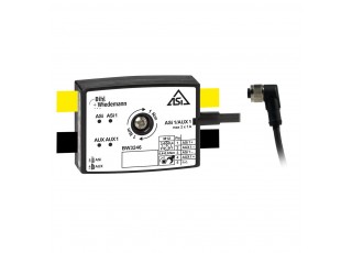 BW3246 Passive Distributor ASi/AUX to 1 x M12 cable socket, angled, 5 poles, depth 19 mm, IP67 BW3246 Passive Distributor ASi/AUX to 1 x M12 cable socket, angled, 5 poles, depth 19 mm, IP67