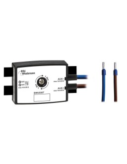 BWU3307 Passive Distributor AUX, 16A/20A, infeed module, depth 19 mm, IP67