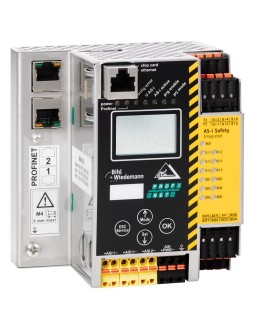 BWU3367 ASi-3 PROFIsafe via PROFINET Gateway with integrated Safety Monitor, 2 ASi masters
