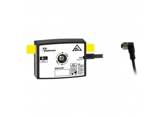 BWU3407 Passive Distributor ASi to 1 x M12 cable socket, angled, 5 poles, depth 19 mm, IP67 BWU3407 Passive Distributor ASi to 1 x M12 cable socket, angled, 5 poles, depth 19 mm, IP67