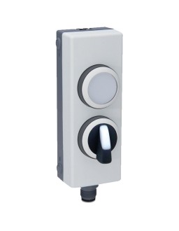 BW3478 ASi Light Button Module, lighted (white/blue), retaining clip