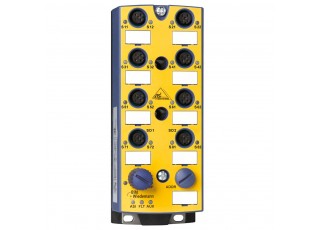 BW3490 ASi Safety I/O Module, IP67, M12, 6-8SI/2SO/16I/16O