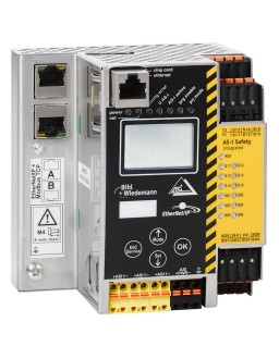 BWU3542 ASi-3 EtherNet/IP + ModbusTCP Gateway with integrated Safety Monitor, 1 ASi master