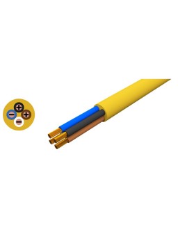 BW3654 Round cable, yellow