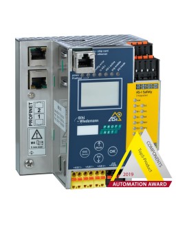 BWU3674 ASi-5/ASi-3 PROFIsafe via PROFINET Gateway with integrated Safety Monitor, 2 ASi-5/ASi-3 masters