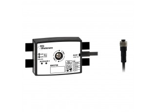 BW3766 Passive Distributor AUX to 1 x M12 cable socket, straight, 5 poles, depth 19 mm, IP67