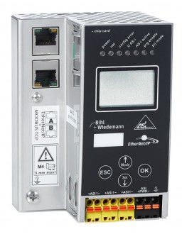 BWU3822 24 Volt ASi-3 EtherNet/IP + Modbus TCP Gateway in Stainless Steel, 1 ASi-3 master