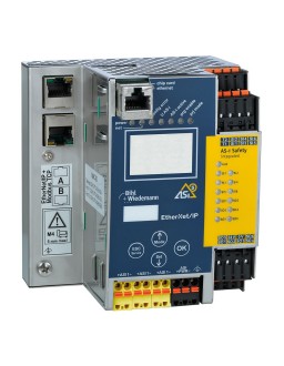 BWU3866 ASi-5/ASi-3 EtherNet/IP + ModbusTCP Gateway with integrated Safety Monitor, 1 ASi-5/ASi-3 master