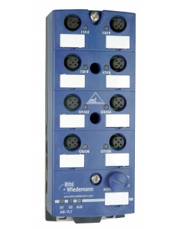 BWU3892 ASi Digital I/O Module, IP67, M12, 8I/8O