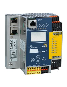 BWU3991 ASi-5/ASi-3 EtherCAT Gateway with integrated Safety Monitor, 1 ASi-5/ASi-3 master
