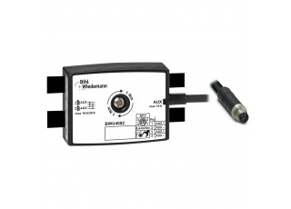 BWU4082 Passive Distributor AUX, 16A/20A, to 1 x M12 power cable plug, straight, L-coded, 4 poles, depth 25 mm, IP67 BWU4082 Passive Distributor AUX, 16A/20A, to 1 x M12 power cable plug, straight, L-coded, 4 poles, depth 25 mm, IP67