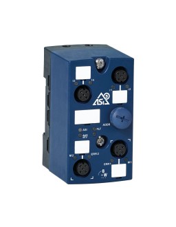 BWU4212 ASi-5 Motor Module, IP67, M12 for 48 V motorized rollers, 2M/4I