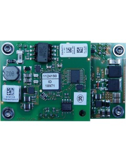 BWR4771 ASi-5 PCB Module with integrated IO-Link Master, 65 mm x 40 mm, 4 x IO-Link ports, wiring pins, straight