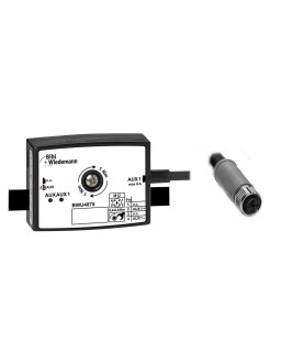 BWU4875 Passive Distributor AUX to 1 x M12 cable socket, straight, T-coded, 4 poles, depth 25 mm, IP67