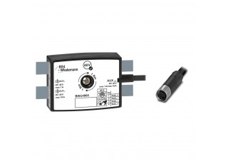 BWU4900 Passive Distributor AUX to 1 x M12 power cable sockets, straight, L-coded, 4 poles, depth 25 mm, IP67 BWU4900 Passive Distributor AUX to 1 x M12 power cable sockets, straight, L-coded, 4 poles, depth 25 mm, IP67