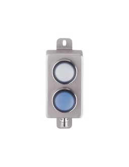 AC2380 AS-Interface illuminated pushbutton module AS-i Module 2BI 2LO WT/BL IP69K