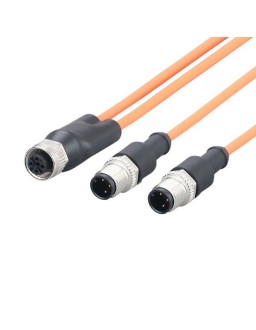 E12723 Y connection cable Y SPLITTER CABLE/M12 SOCKET/2xM12 PLUG