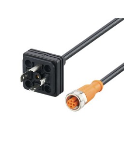 E12727 Jumper cable with valve plug PLUG M12 - DIN VALVE FORM A