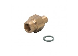 E40100 Screw-in adapter for process sensors Adapter SI0/M12x1/MS