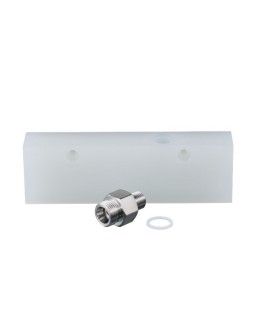E40460 Process adapter for small volumetric flow quantities ADAPTBLOCK D10 G1/4 PP