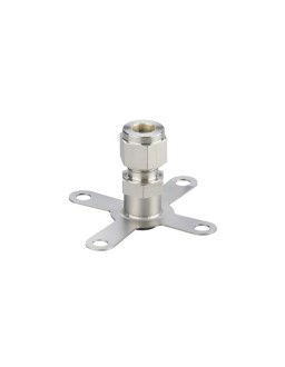 E43909 Mounting adapter for flow sensors ADAPTION SHEET WELDED D8