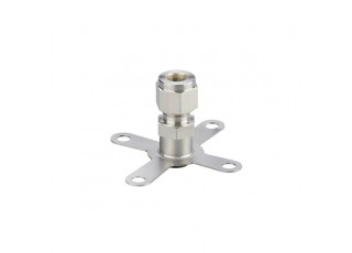 E43909 Mounting adapter for flow sensors ADAPTION SHEET WELDED D8 E43909 Mounting adapter for flow sensors ADAPTION SHEET WELDED D8