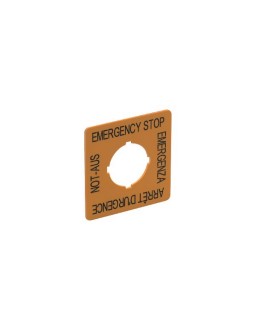 E7003S - ecomat300-EMERGENCY STOP LABEL
