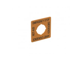 E7003S - ecomat300-EMERGENCY STOP LABEL E7003S - ecomat300-EMERGENCY STOP LABEL