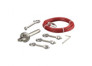 ZB0057 Rope tension kit for safety rope E-STOP Rope Kit Stainless Steel 50m ZB0057 Rope tension kit for safety rope E-STOP Rope Kit Stainless Steel 50m
