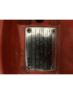 Motor: ENCV-090LB-04M; Pumpe: KSB ETALINE-GN 50-200/134 GN7-InS Motor + Pumpe Motor: ENCV-090LB-04M; Pumpe: KSB ETALINE-GN 50-200/134 GN7 Loher_set