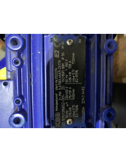 Motor + Pumpe Motor: KSB : 1LA7083-4AA11-ZX77A; Pumpe: KSB: ETACHROM BC 050-125/074 KSB