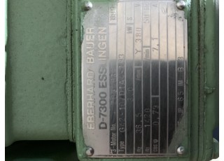 Bauer: D 7300. Type: G42-10/D1A4-283-InStock Motor +Reduktor Bauer: D 7300. Type: G42-10/D1A4-283 Bauer
