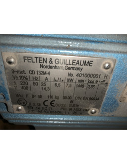 CD 132 M-4-InStock Motor CD 132 M-4 Felten und Guilleaume