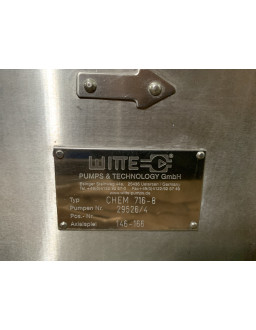CHEM 716-8-InStock Pumpe CHEM 716-8 Witte