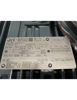 IE3-W41R 200L 2 ExnA IIC T3 TPM VL HW-InStock Motor IE3-W41R 200L 2 ExnA IIC T3 TPM VL HW VEM
