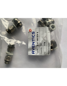 2121008140-InStock Geradverschraubung 2121008140 Emerson - Aventics
