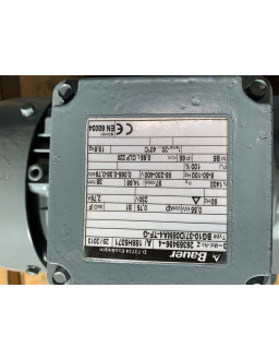 BG1037/D08MA4-TF-G-InStock Motor +Reduktor BG1037/D08MA4-TF-G Bauer
