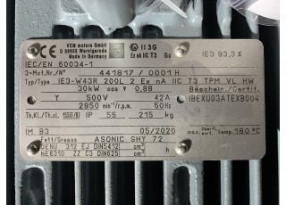 IE3-W43R 200L. 2. EX-InStock Motor IE3-W43R 200L. 2. EX VEM