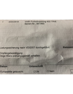 841460-InStock Turbokupplung 422 TRIE 841460 Voith