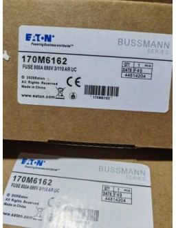EATON BUSSMANN 170M6162 FUSE Malaysia Thailand Singapore Indonesia Philippines Vietnam Europe USA