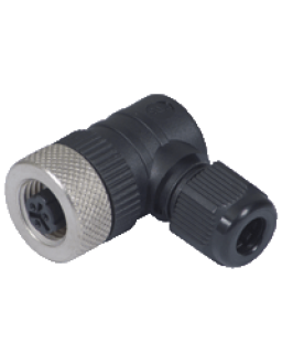 Female cordset, field attachable V12-W